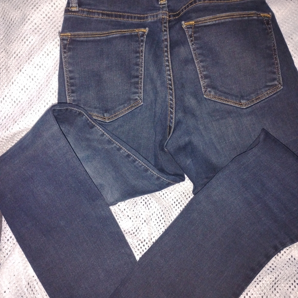 Frame Denim Women's Dark Blue Skinny Jeans - Picture 2 of 3